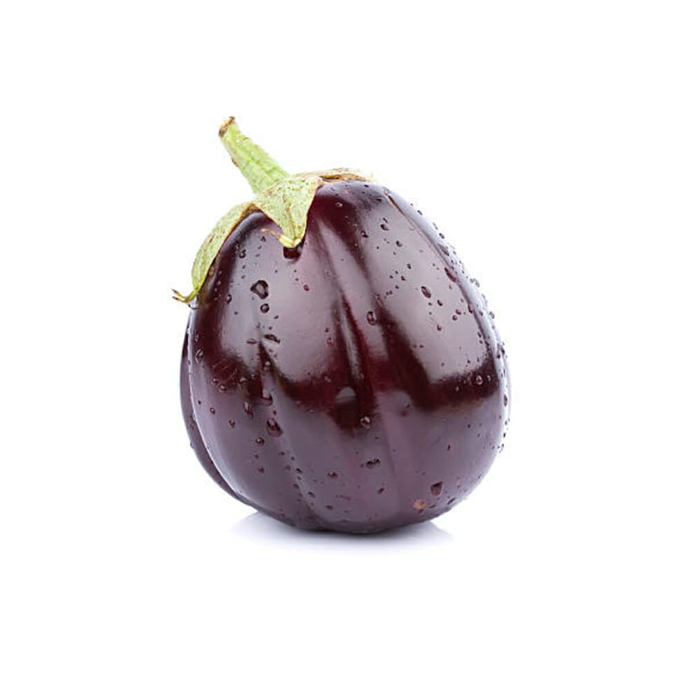 Brinjal Seeds (Black Round) | Homecrop